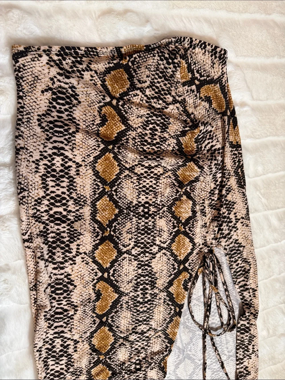 SHEIN faux snake